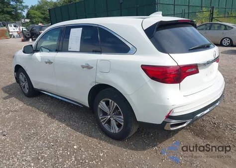2019 Acura Mdx Standard z USA, uszkodzony, nr VIN 5J8YD4H37KL029060